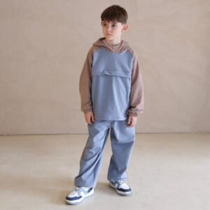 Conjunto bosque Chocolate/Celeste